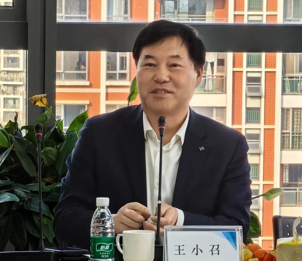 中环建生态董事长王小召作为河南企业代表发言